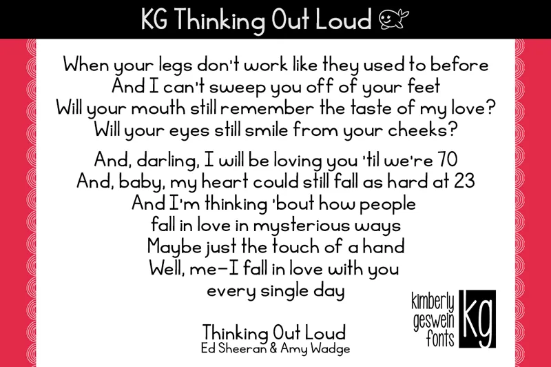 KG Thinking Out Loud author illustration