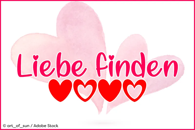 Liebe finden author illustration