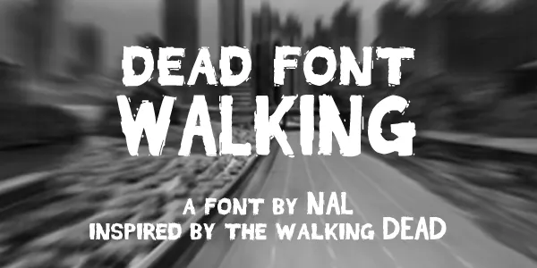 Dead Font Walking author illustration