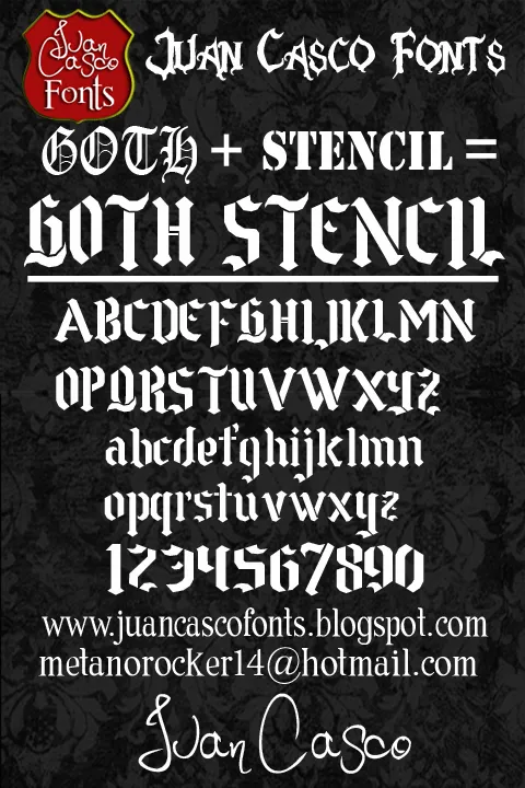 Goth Stencil author illustration