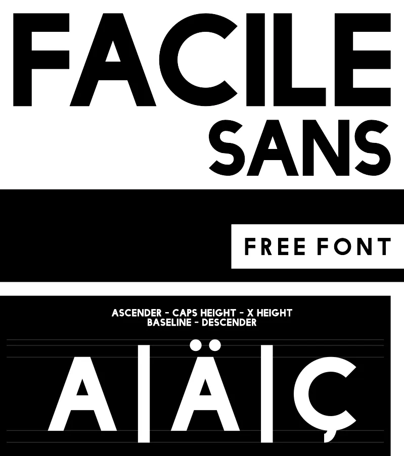 Facile Sans author illustration