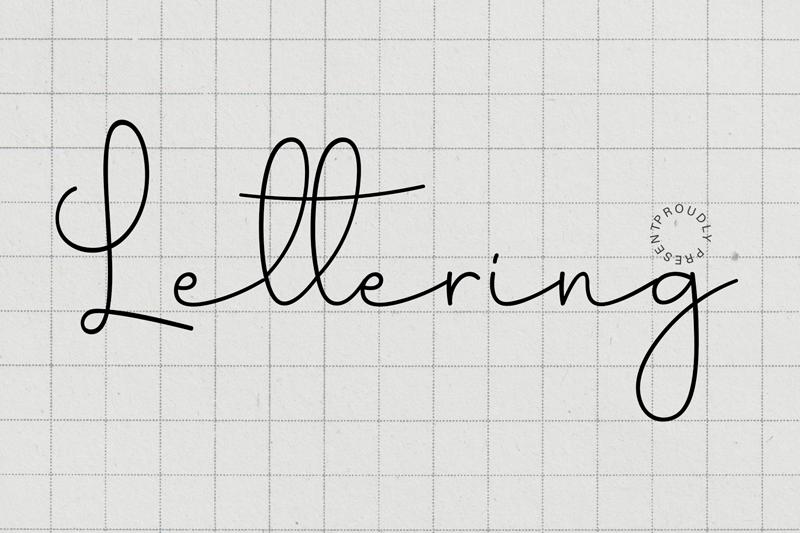 lettering author illustration