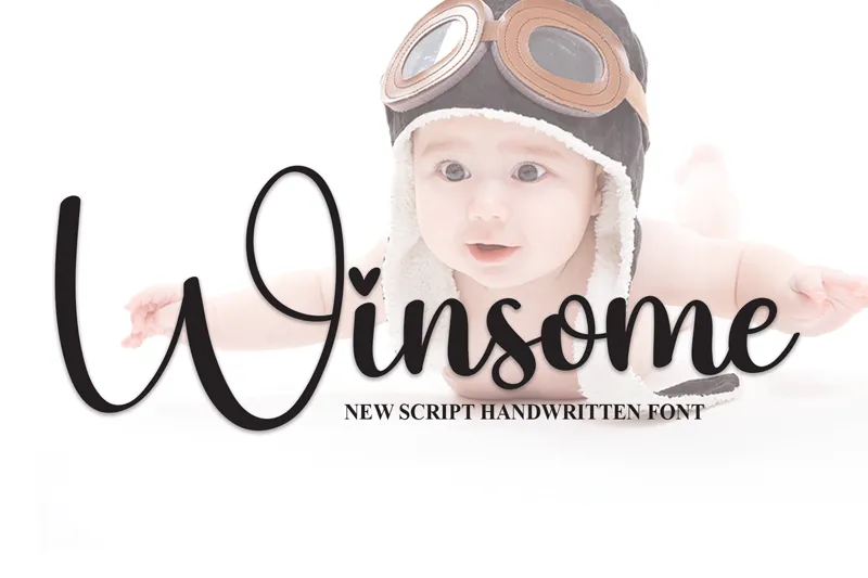 Winsome author illustration
