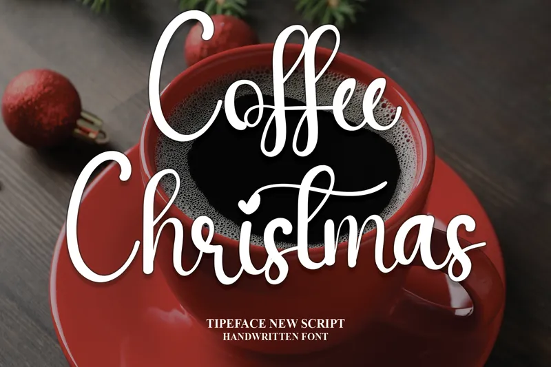 Coffee Christmas author illustration