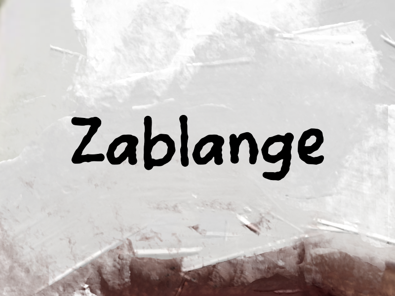 Zablange author illustration