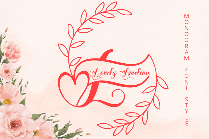 Lovely Amelina Monogram author illustration