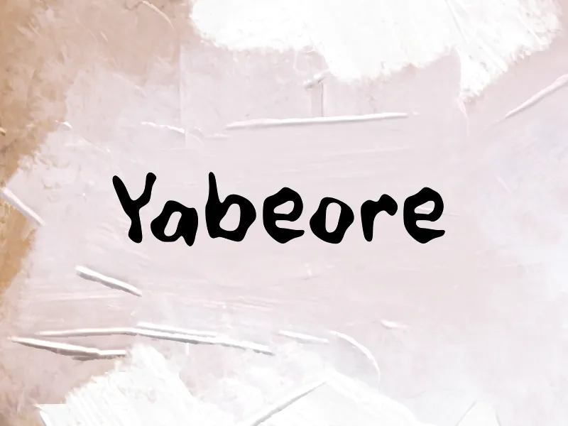 Yabeore author illustration