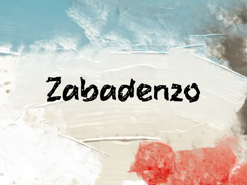 Zabadenzo author illustration