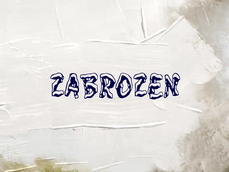 Zabrozen author illustration