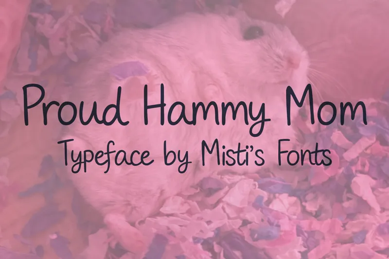 Proud Hammy Mom author illustration