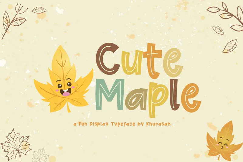 Cute Maple author illustration