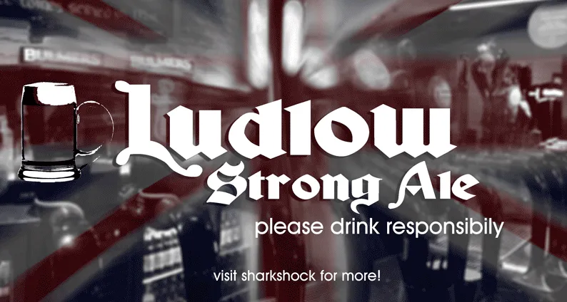 Ludlow Strong Ale author illustration