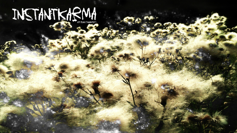 Instant Karma author illustration