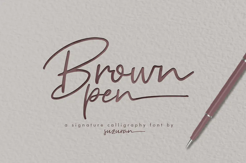 Brown Pen author illustration