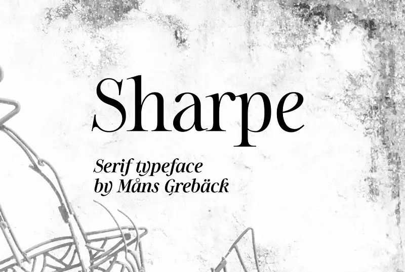 Sharpe author illustration