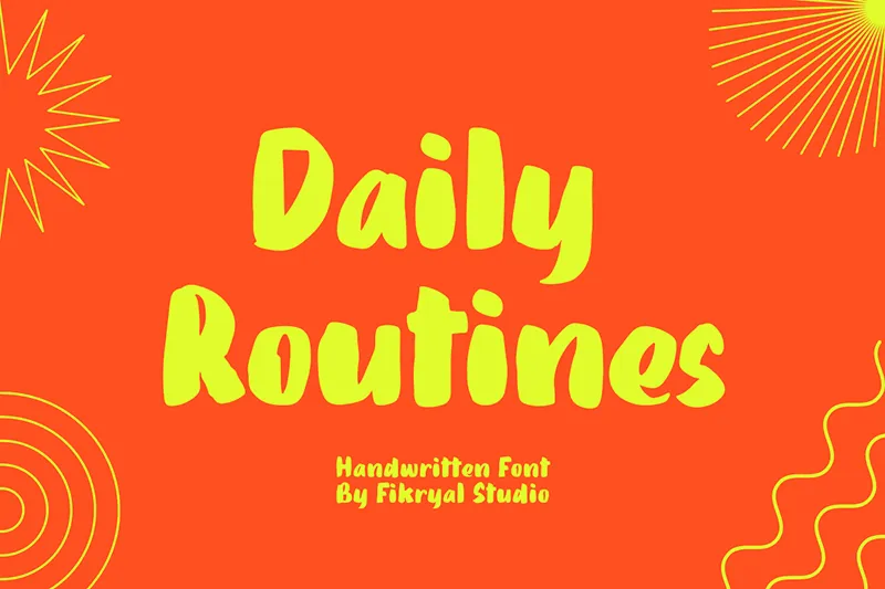 Daily Routines author illustration