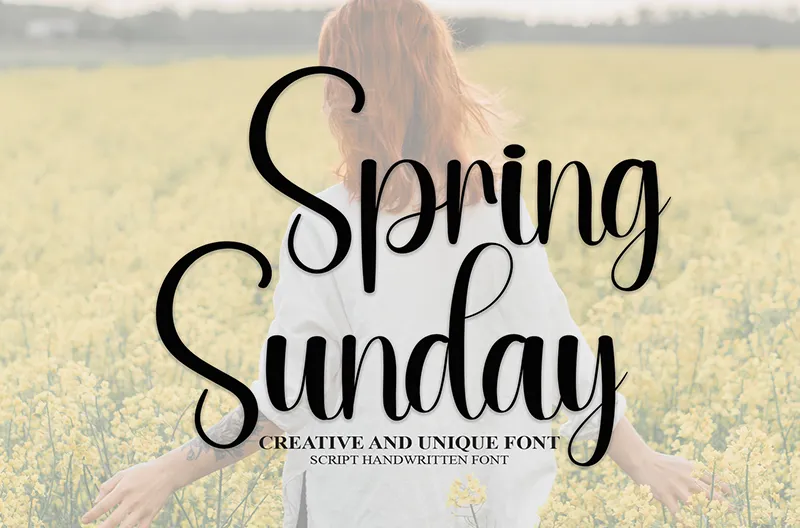 Spring Sunday author illustration