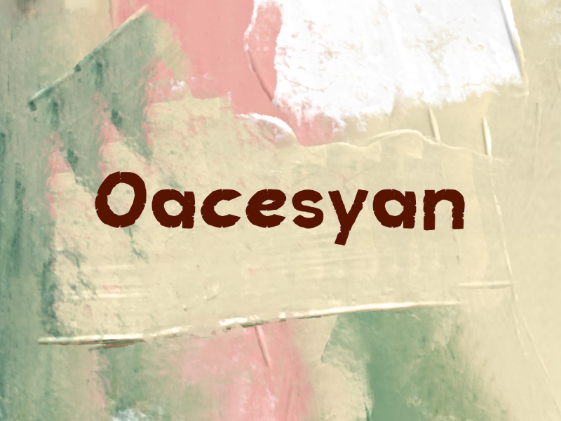 Oacesyan author illustration