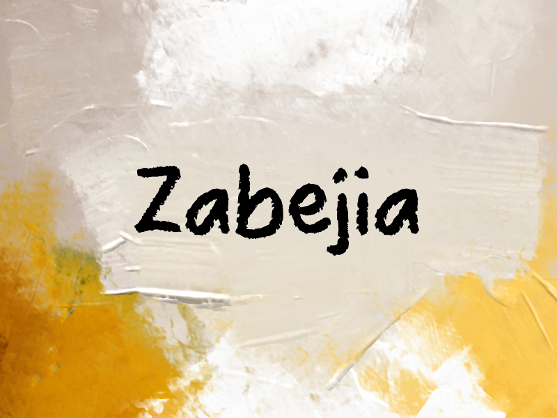 Zabejia author illustration