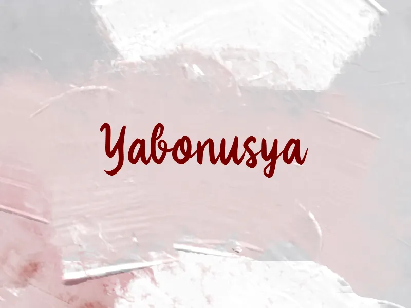 Yabonusya author illustration