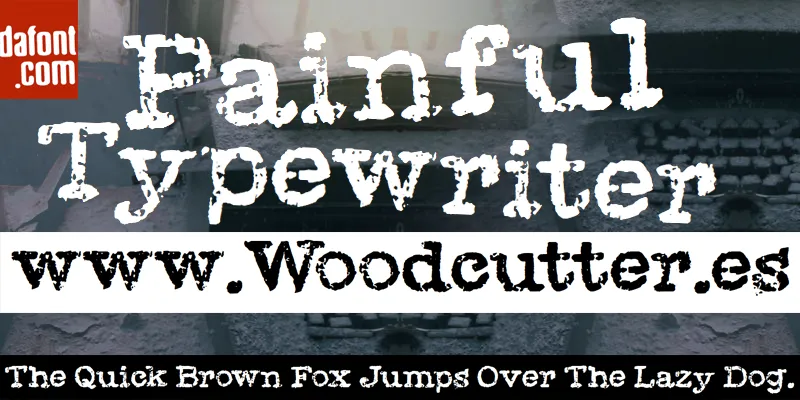 Painful Typewriter author illustration