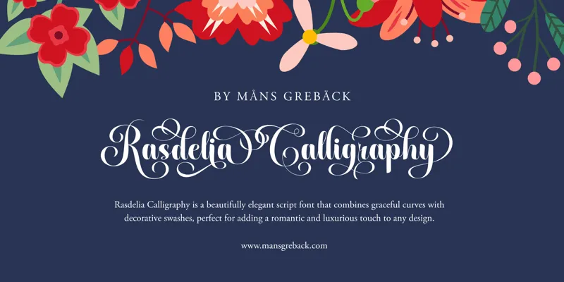 Rasdelia Calligraphy author illustration