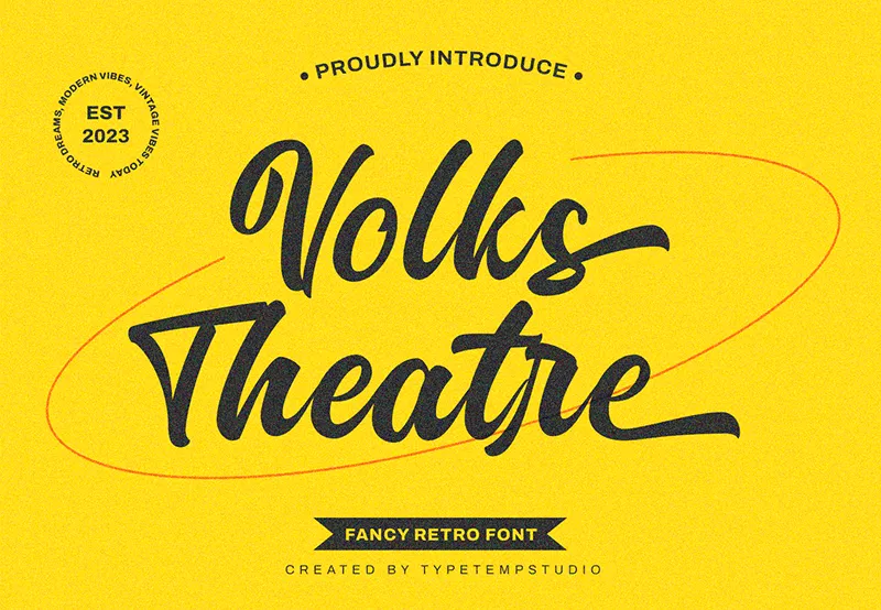 Volks Theatre author illustration