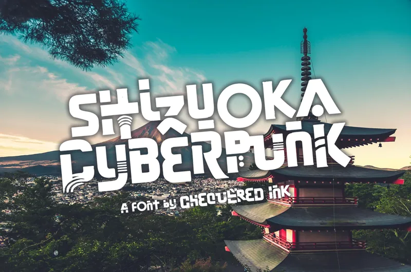 Shizuoka Cyberpunk author illustration