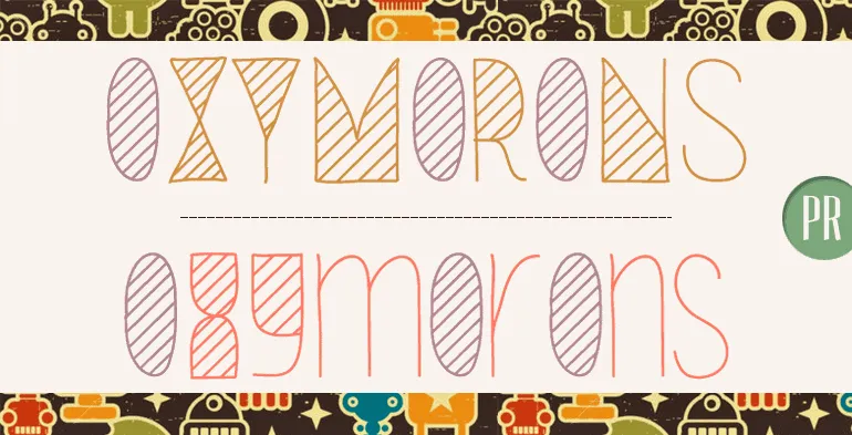 Oxymorons author illustration