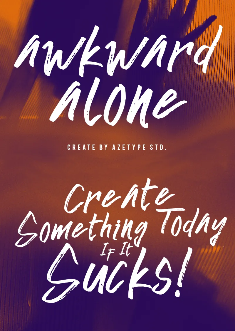 Awkward Alone author illustration