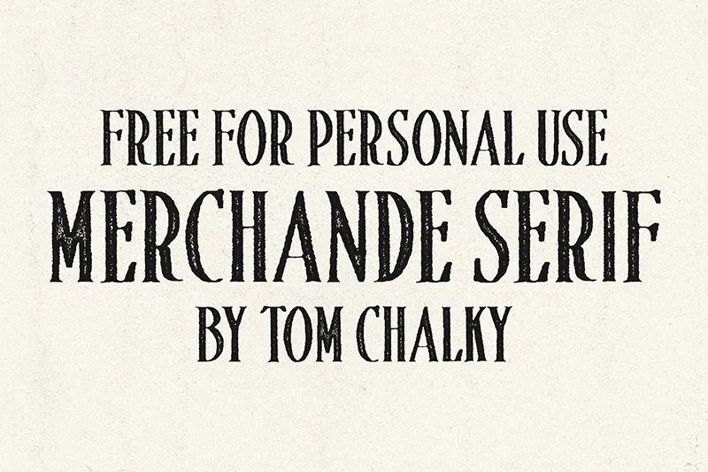 Merchande Print Serif author illustration