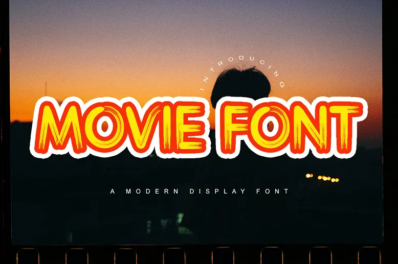 Movie Font author illustration