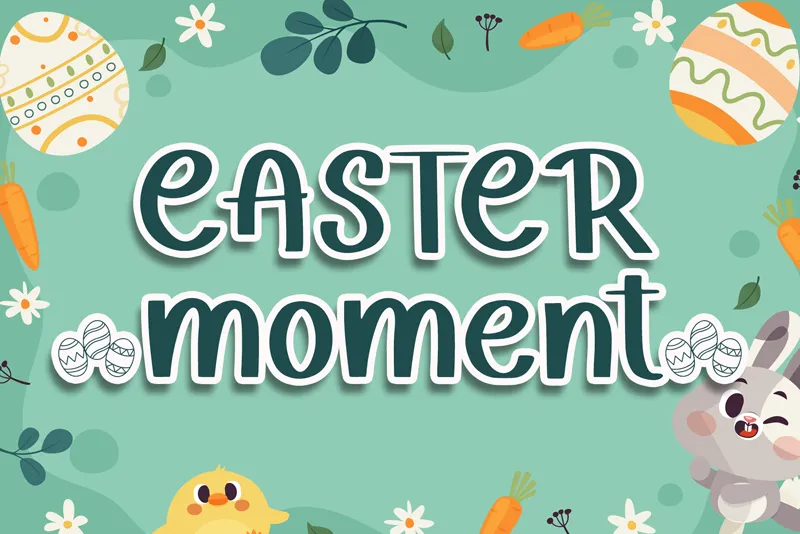 Easter Moment author illustration