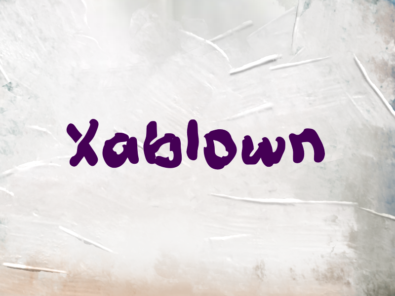 Xablown author illustration