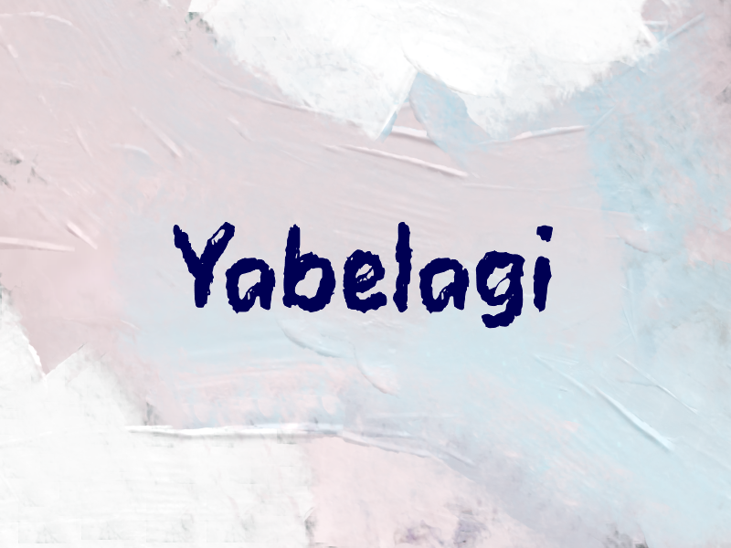 Yabelagi author illustration