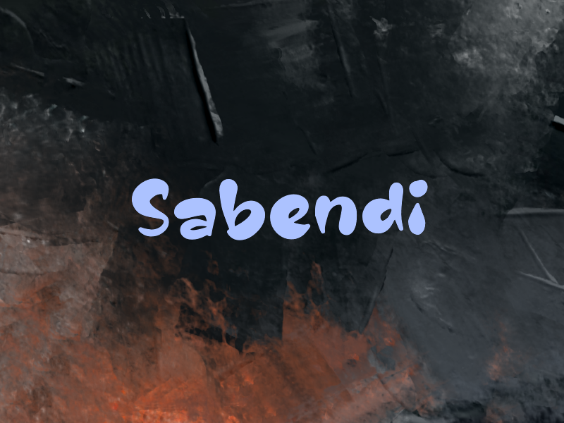 Sabendi author illustration