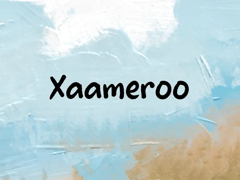 Xaameroo author illustration