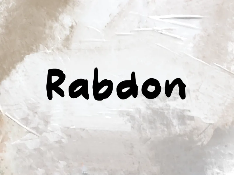 Rabdon author illustration