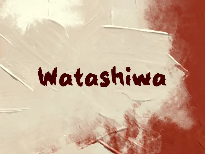 Watashiwa author illustration