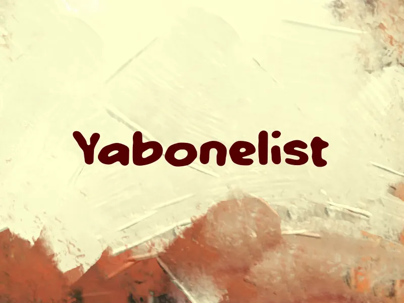 Yabonelist author illustration