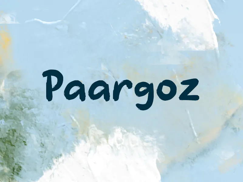 Paargoz author illustration