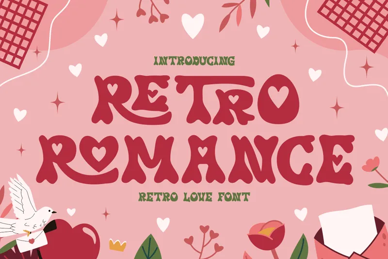 Retro Romance author illustration