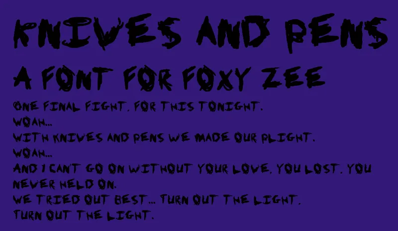 Knives and Pens author illustration