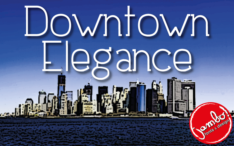 Downtown Elegance author illustration