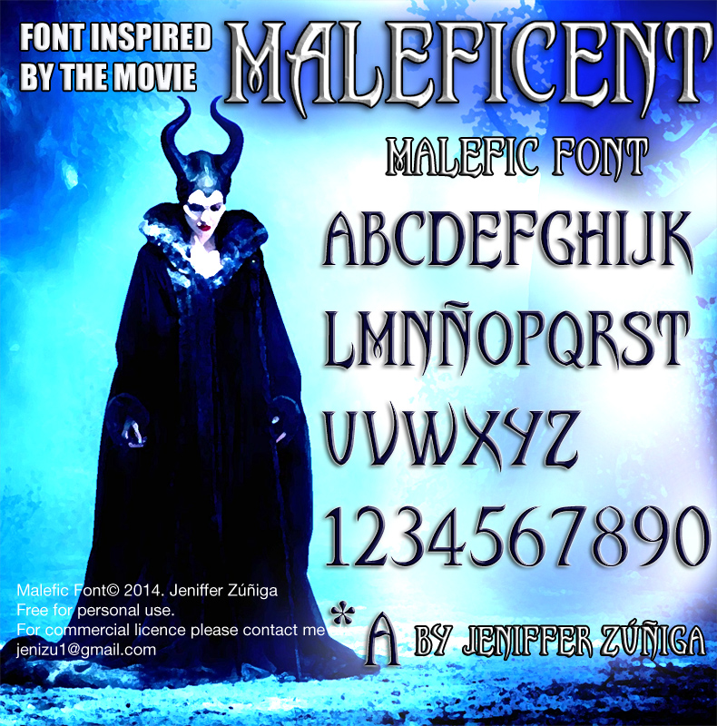 Malefic Font author illustration