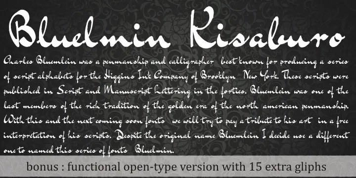 Bluelmin Kisaburo author illustration