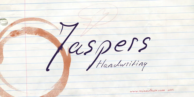 Jaspers Handwriting author illustration