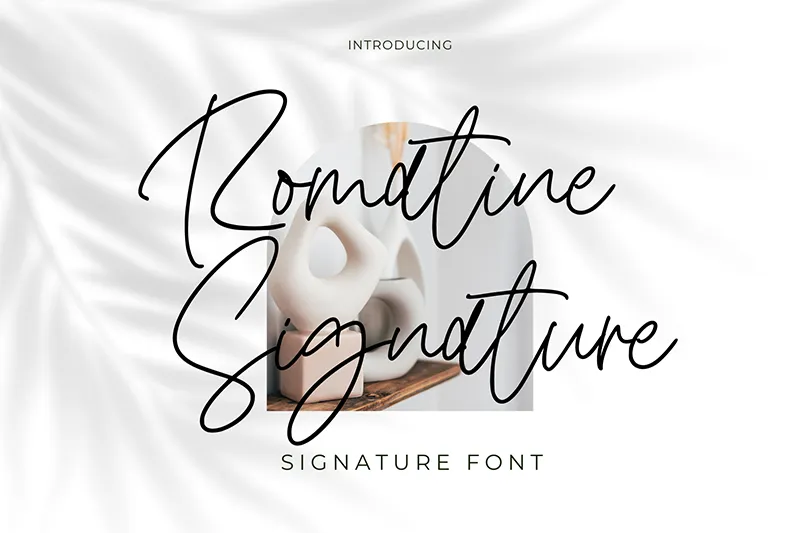 Romatine Signature author illustration