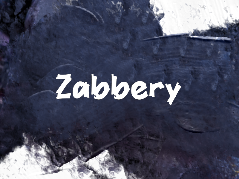 Zabbery author illustration