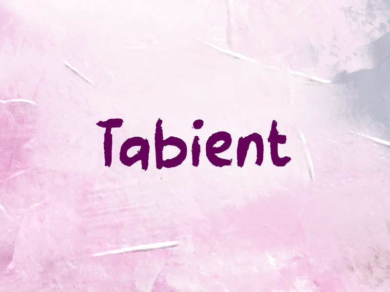 Tabient author illustration